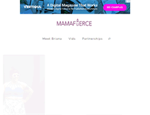 Tablet Screenshot of mamafierce.com